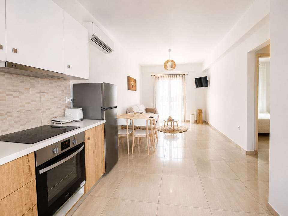 Luxury Quadruple Room, 2 Bedrooms, Garden View | Private kitchen | Coffee/tea maker, fridge, stovetop, electric kettle