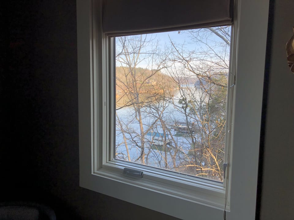 View from main level bdrm