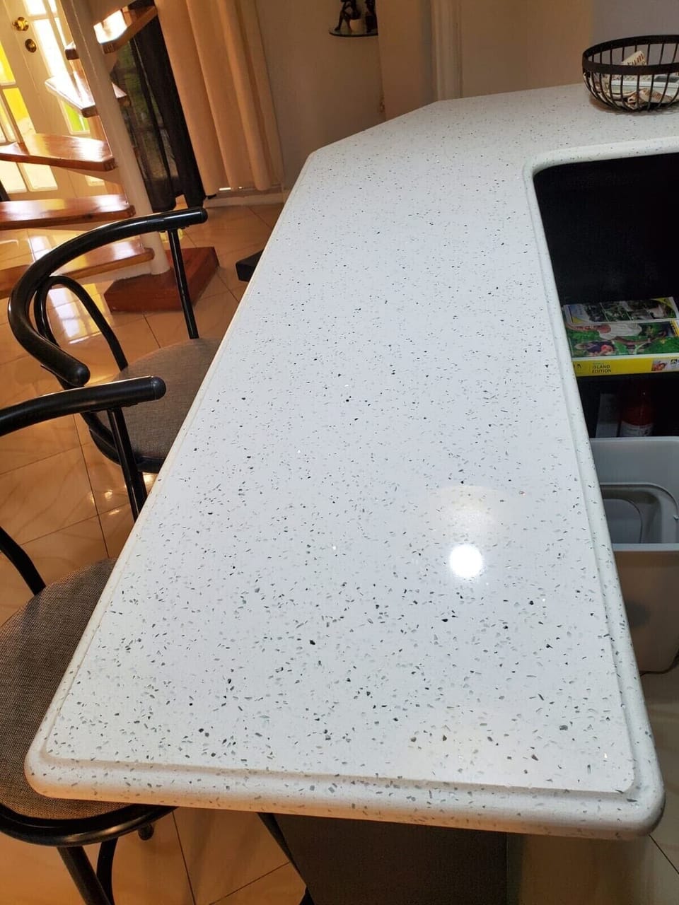 New granite counter top