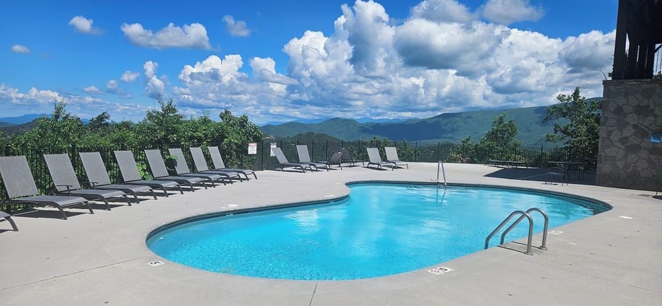 Community Pool, just a two min walk from the cabin