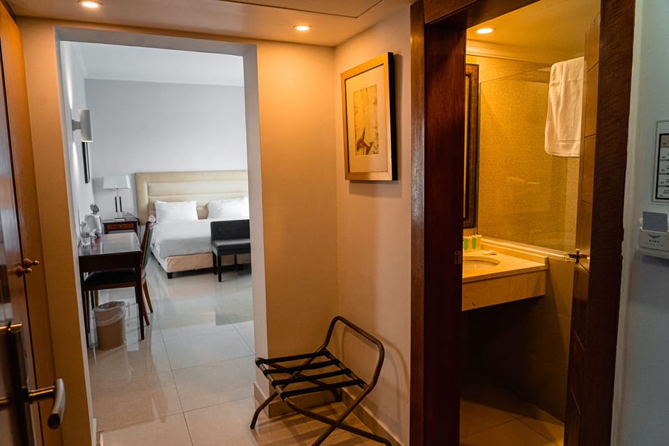 Standard Double Room | Premium bedding, in-room safe, desk, blackout drapes