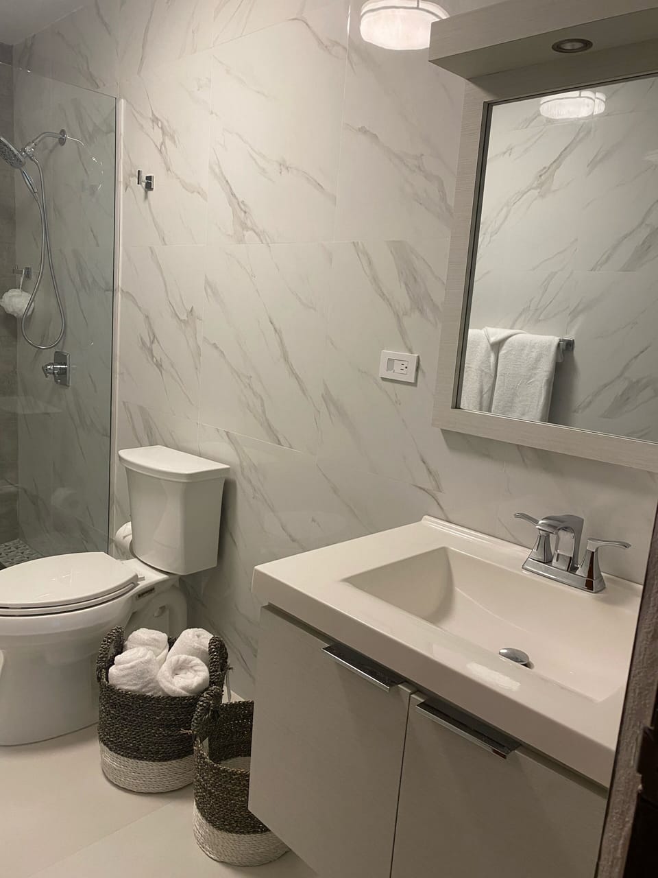 New modern bathroom ( Shower)