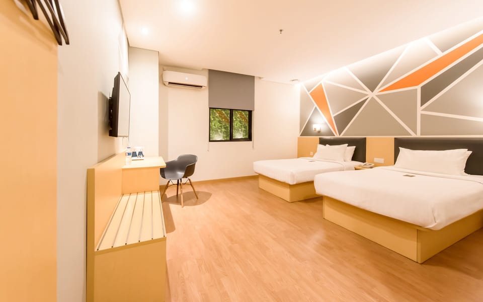 Deluxe Twin Room | Premium bedding, individually decorated, desk, soundproofing