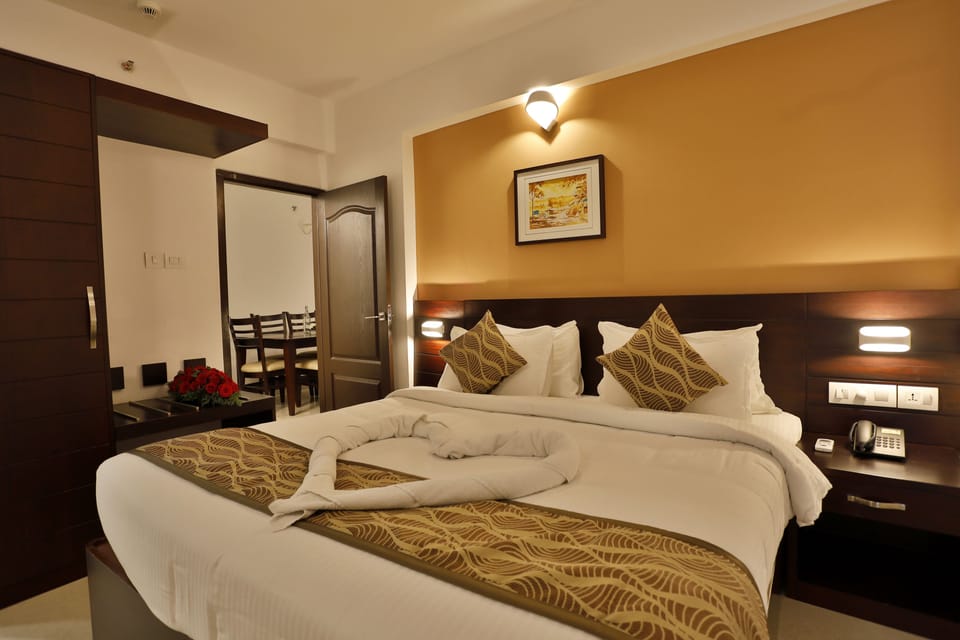 2 Bed Room Family Suite With Balcony | In-room safe, desk, blackout drapes, soundproofing