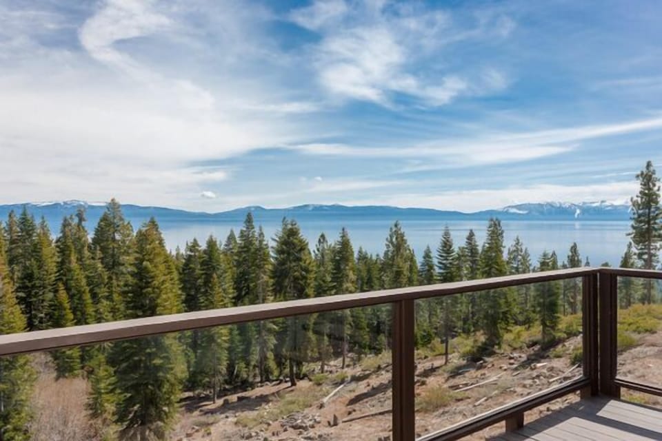 Stunning Lake Tahoe view from the deck!
