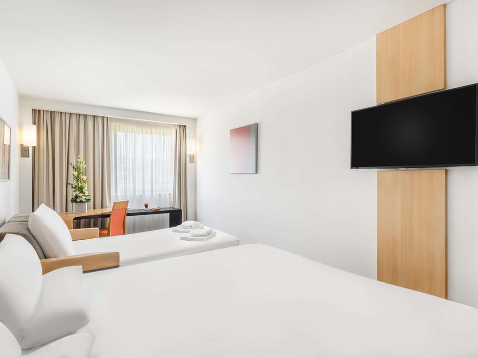 1 bedroom, down comforters, memory foam beds, in-room safe