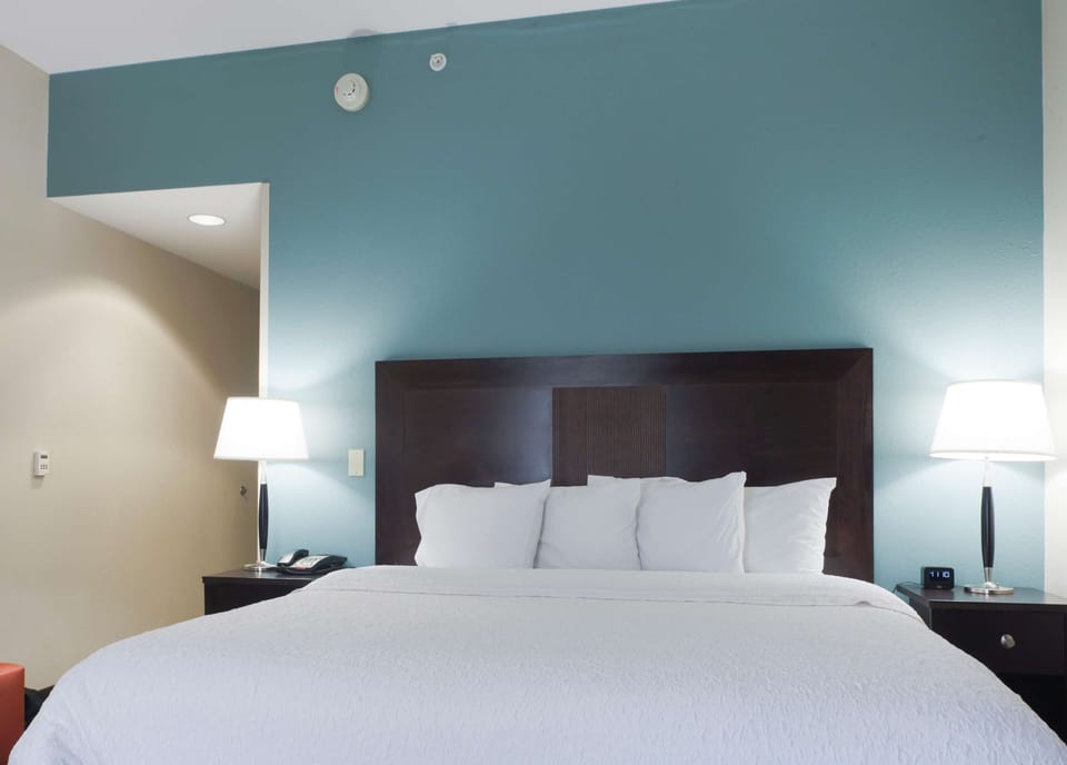 Hypo-allergenic bedding, down comforters, in-room safe, laptop workspace
