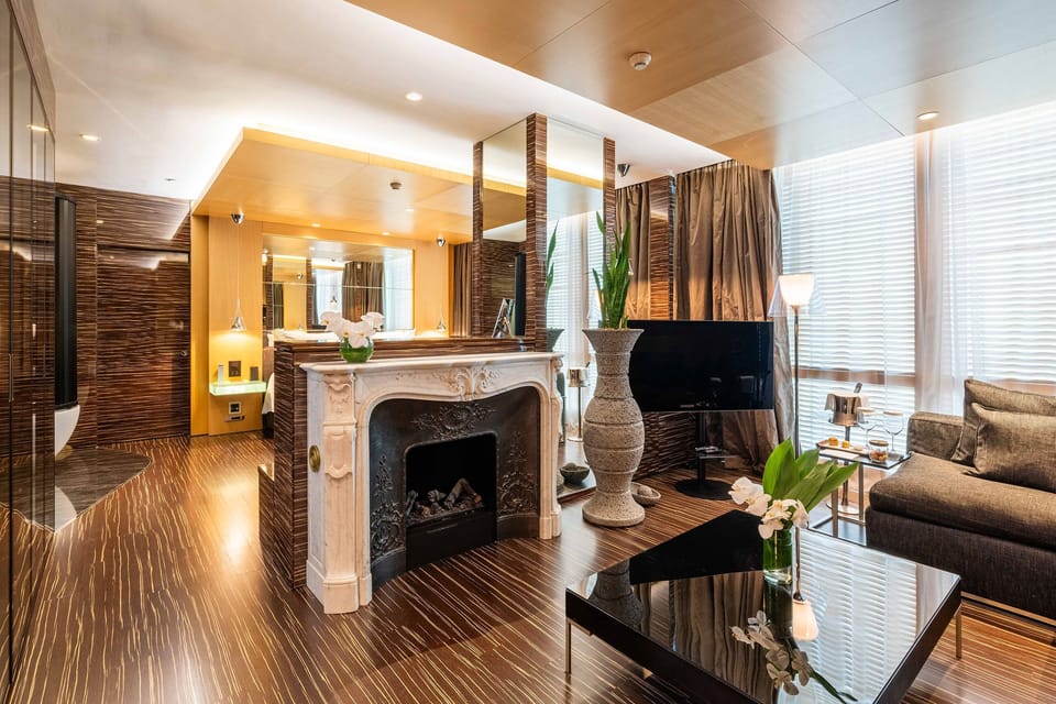 Suite | Living area | 43-inch LED TV with digital channels, TV, foosball