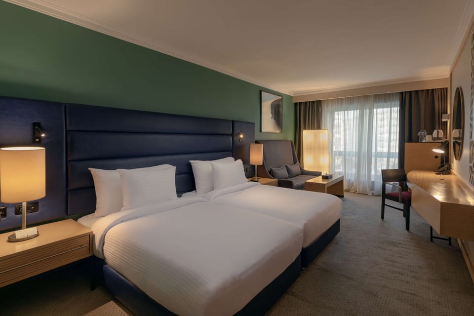 Executive Room with Lounge access | Egyptian cotton sheets, premium bedding, down comforters