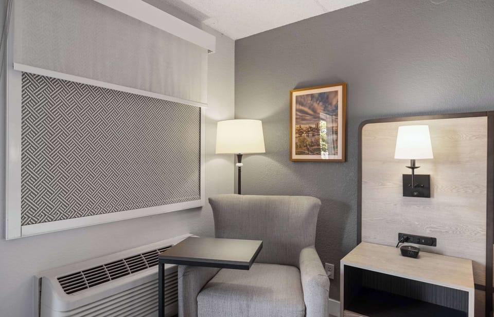 Room, 1 King Bed, Accessible, Non Smoking (Mobility/Hearing Impaired Accessible) | Premium bedding, desk, laptop workspace, blackout drapes