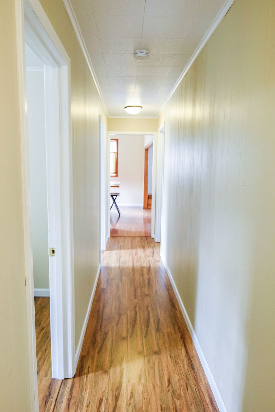 Hallway from the main entrance to the kitchen