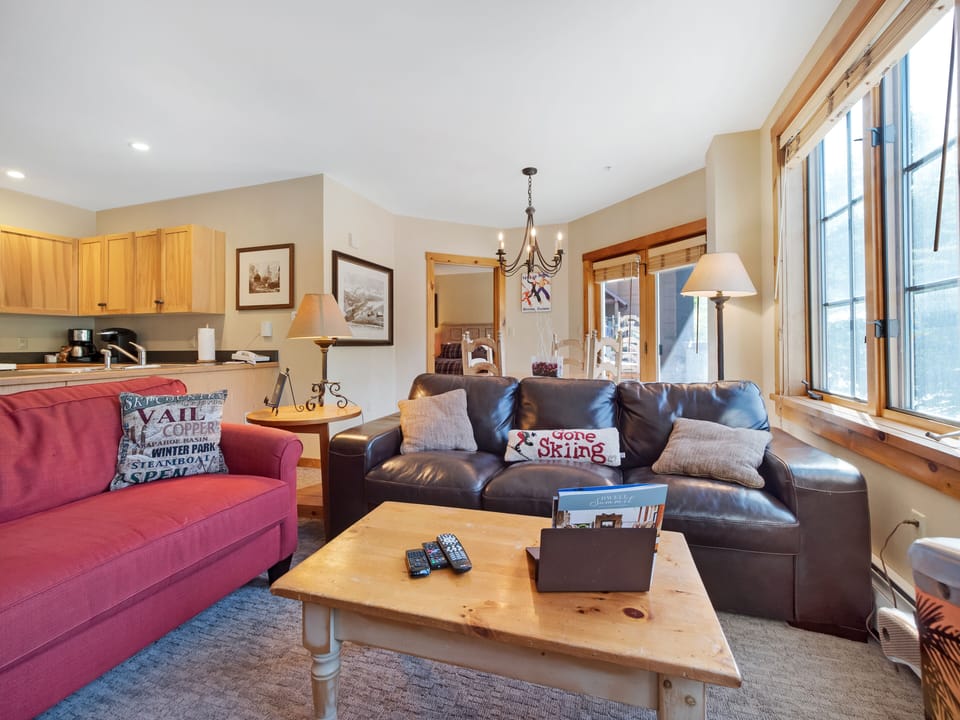 Open concept living, kitchen, dining