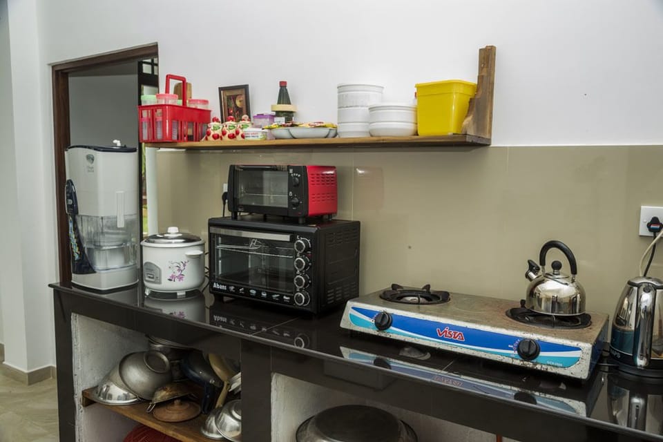 Luxury Double Room, 1 King Bed | Private kitchen | Fridge, microwave, cookware/dishes/utensils