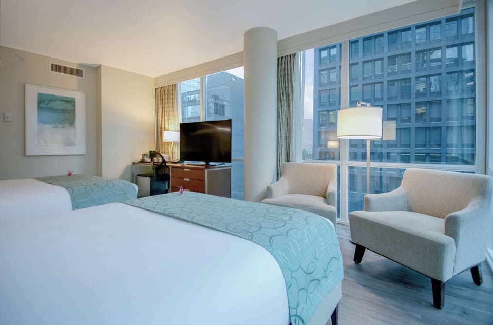 Superior Two Double Room | Premium bedding, in-room safe, desk, blackout drapes