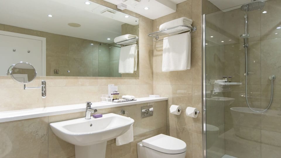 Executive Double Room | Bathroom | Shower, free toiletries, hair dryer, towels