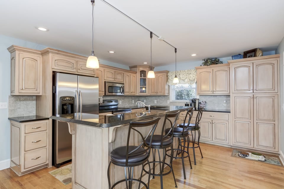 All stainless steel appliances