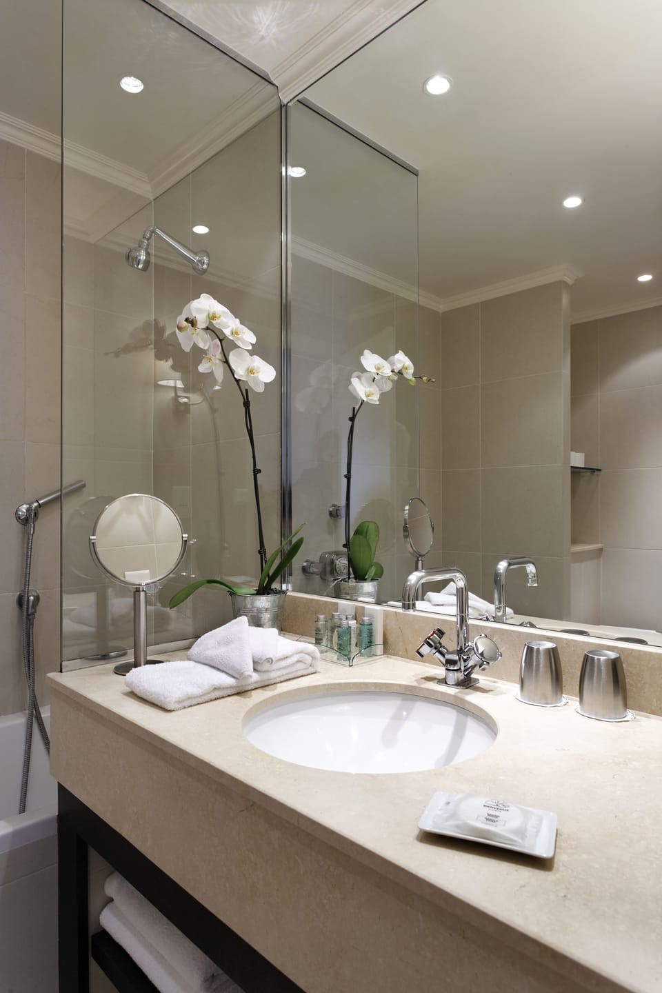 Suite | Bathroom | Free toiletries, hair dryer, slippers, towels