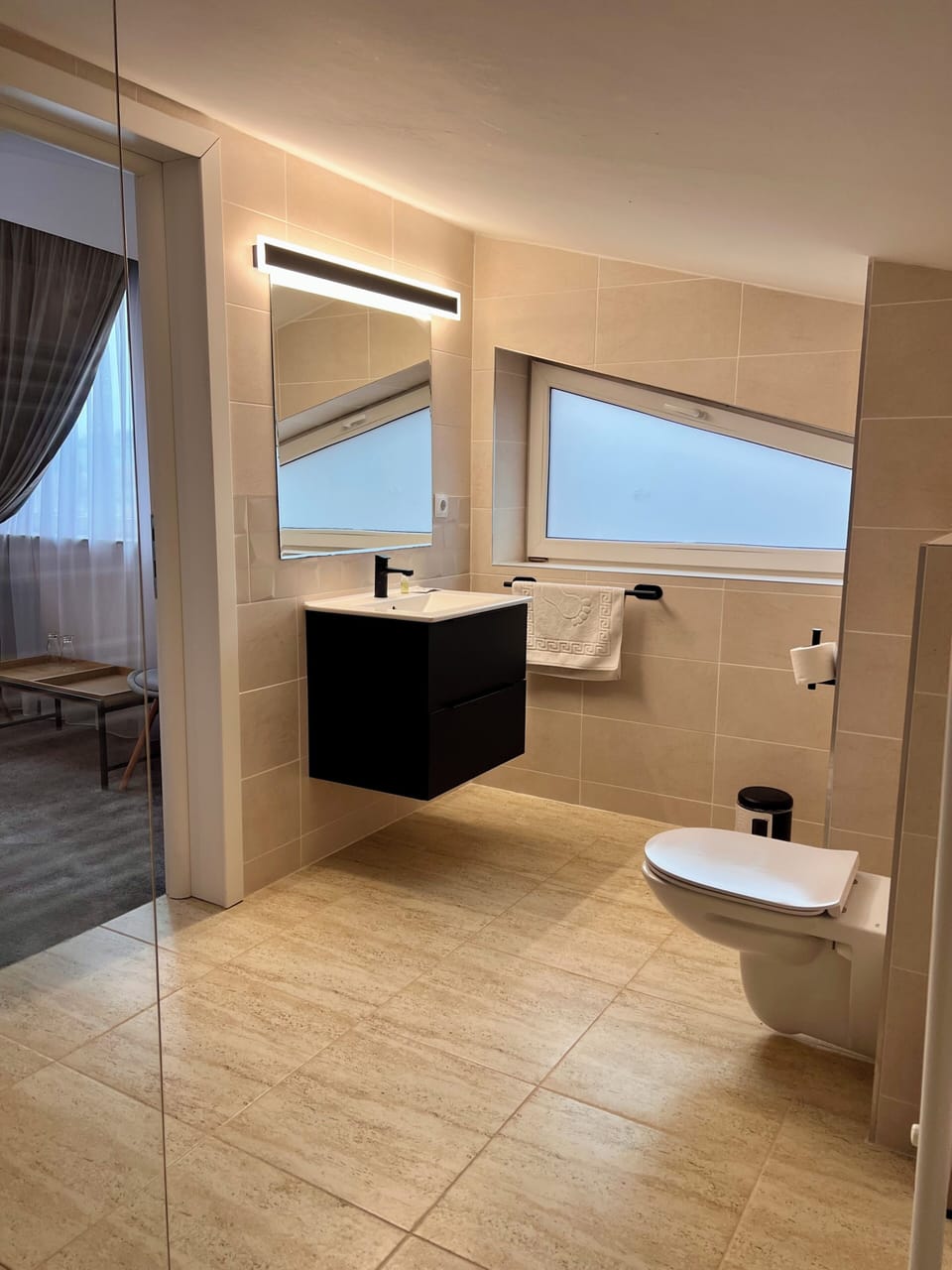 Double or Twin Room | Bathroom | Hair dryer, towels