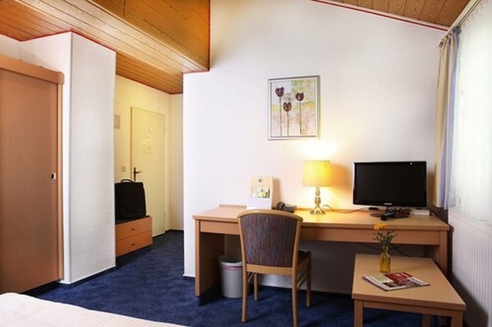 Minibar, desk, WiFi (free), bed sheets