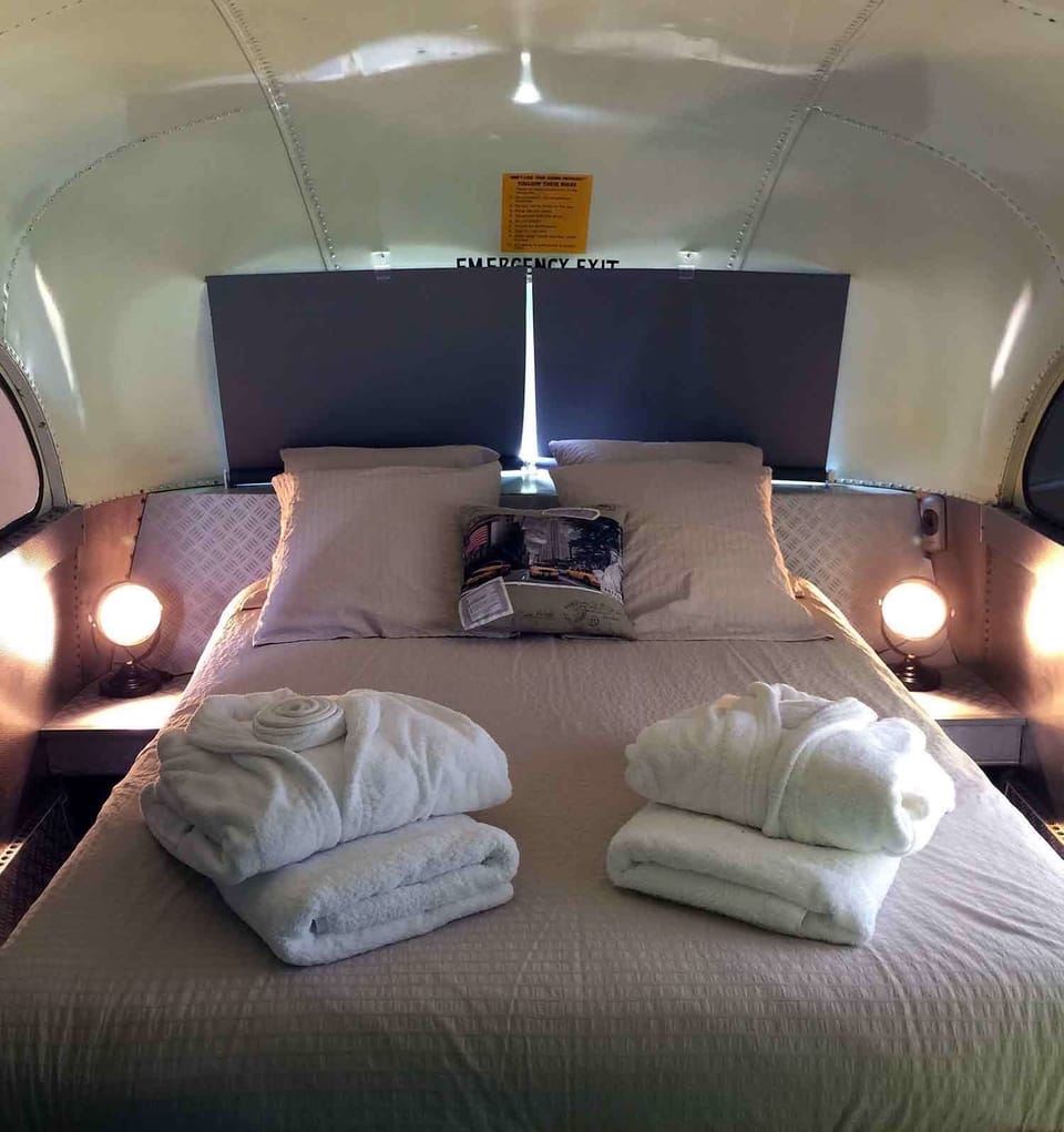 The Bus | Individually decorated, individually furnished, blackout drapes
