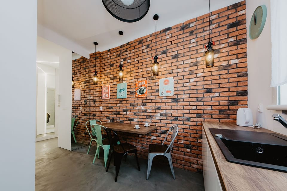Exclusive Apartment, 2 Bedrooms, Terrace, City View | Private kitchen | Fridge, microwave, oven, stovetop