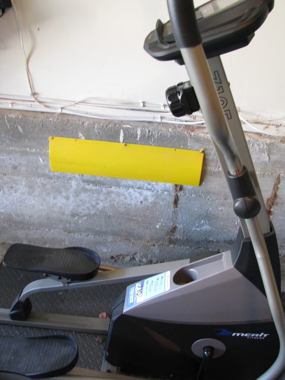 Elliptical and Weight Machine in Gym/Garage. Never Miss a Work-out!
