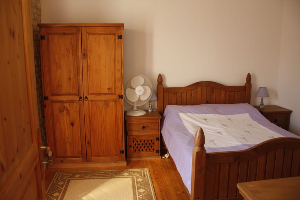 Master bedroom with large wardrobe