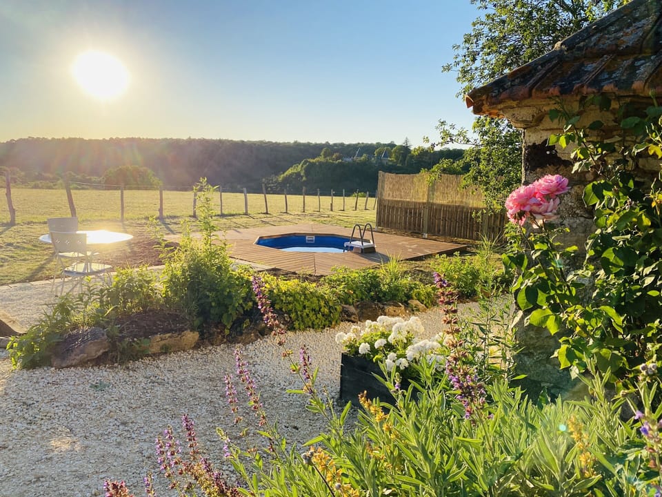 Views of the OLD BARN pool