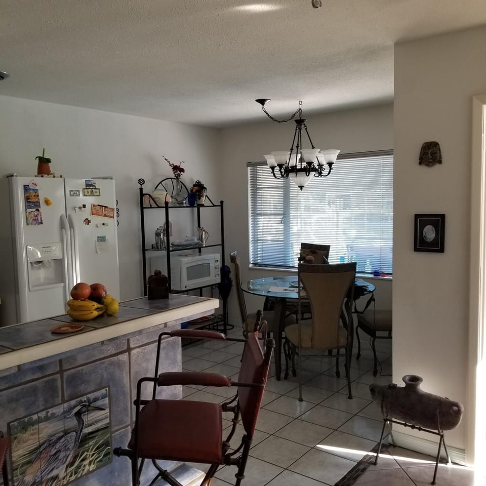 Breakfast Area overlooking Pool and Water