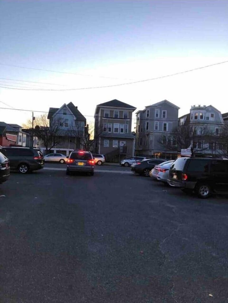 Free parking.