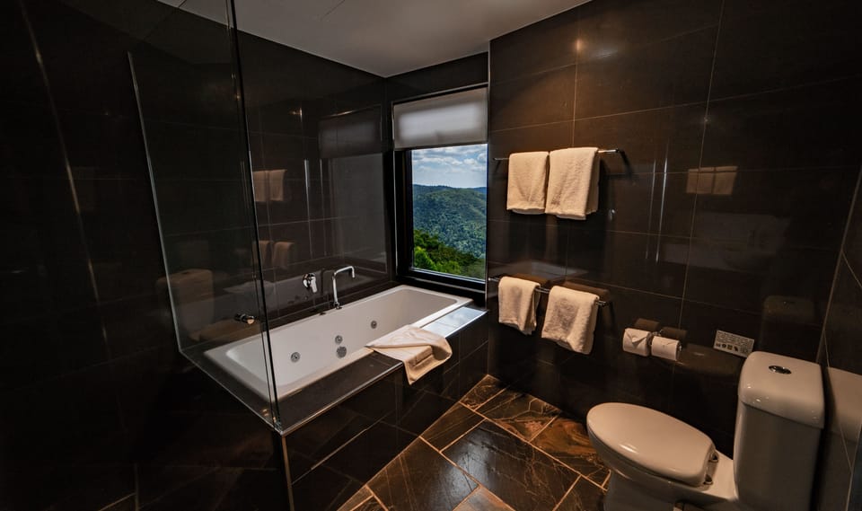 Hair dryer (on request), towels