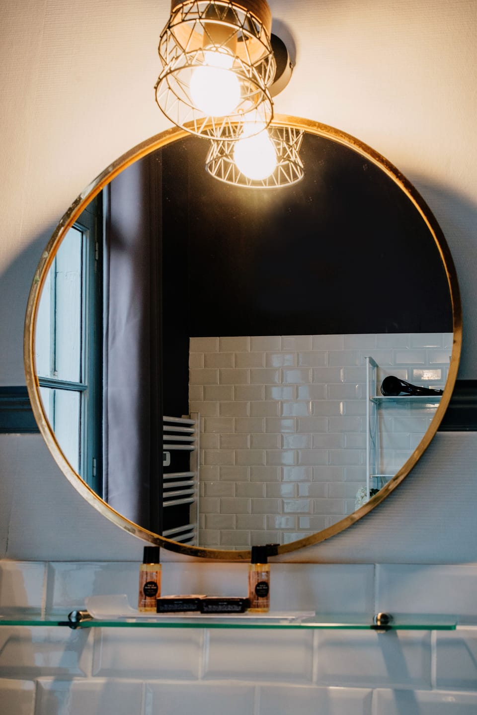 Room (Beige) | Bathroom | Free toiletries, hair dryer, slippers, towels