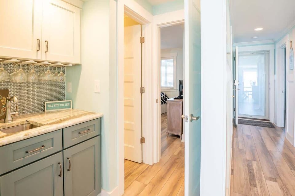 View of bedroom from hallway