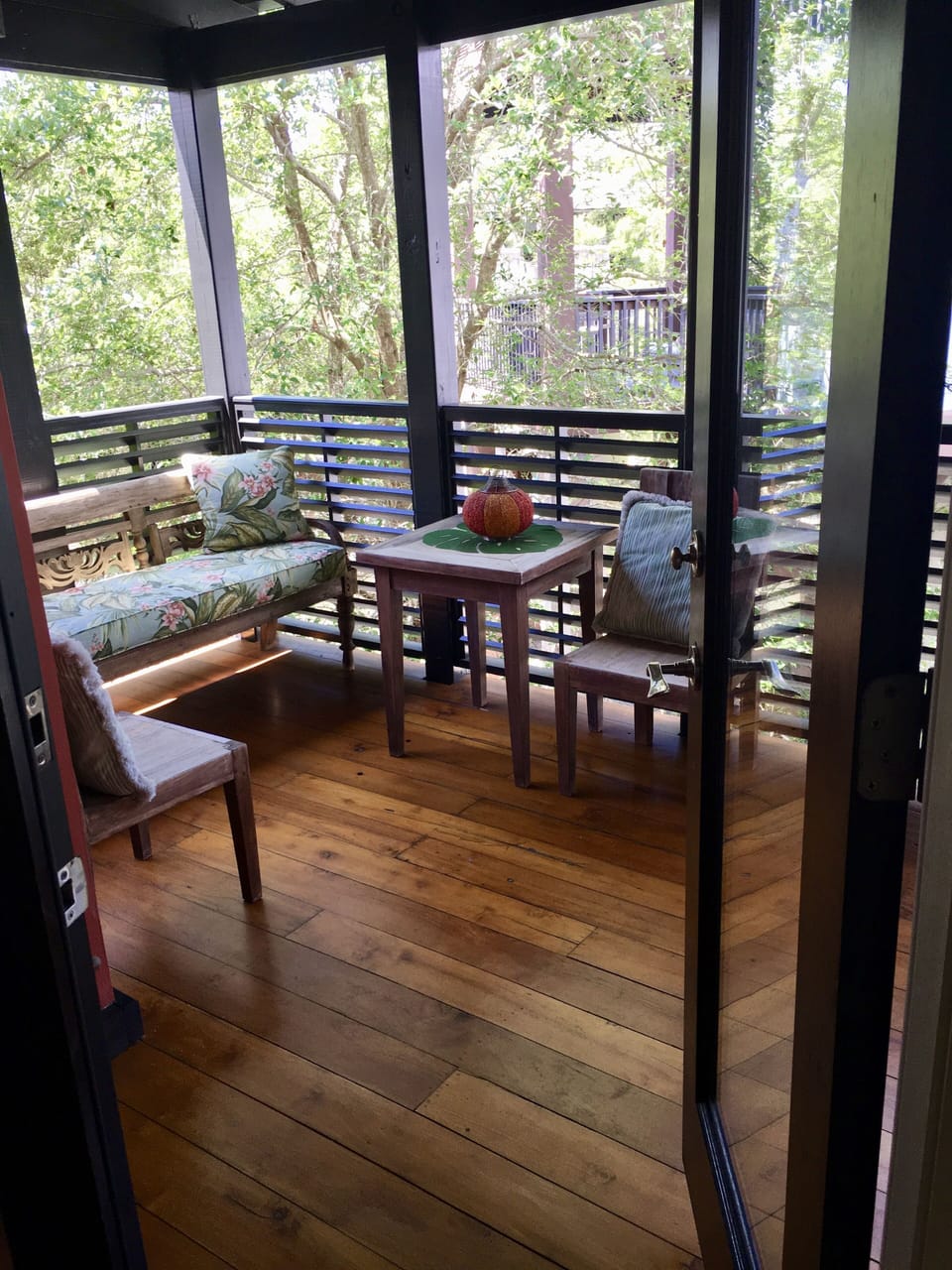 Upstairs porch time!