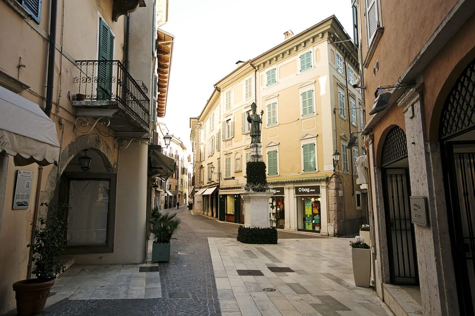 The Center of Salo with shops restaurants and bars