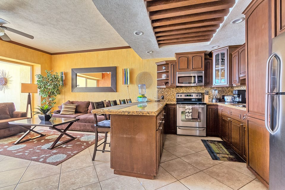 Kitchen views of the Sea of Cortez!