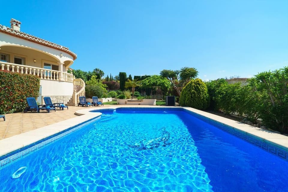 Terrace and pool