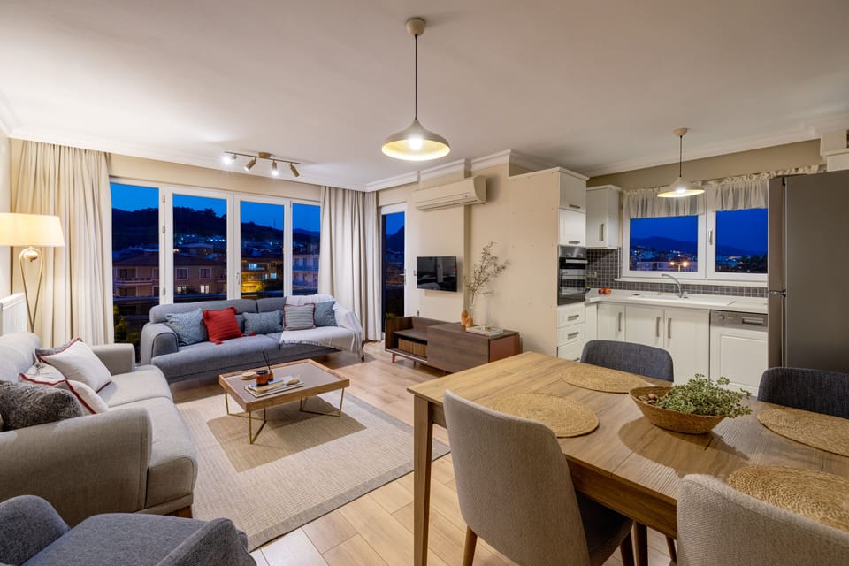 Condo, 2 Bedrooms, City View | Living area | LCD TV