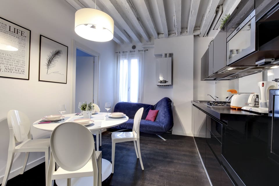 Apartment, 2 Bedrooms | Private kitchen | Full-size fridge, microwave, stovetop, dishwasher