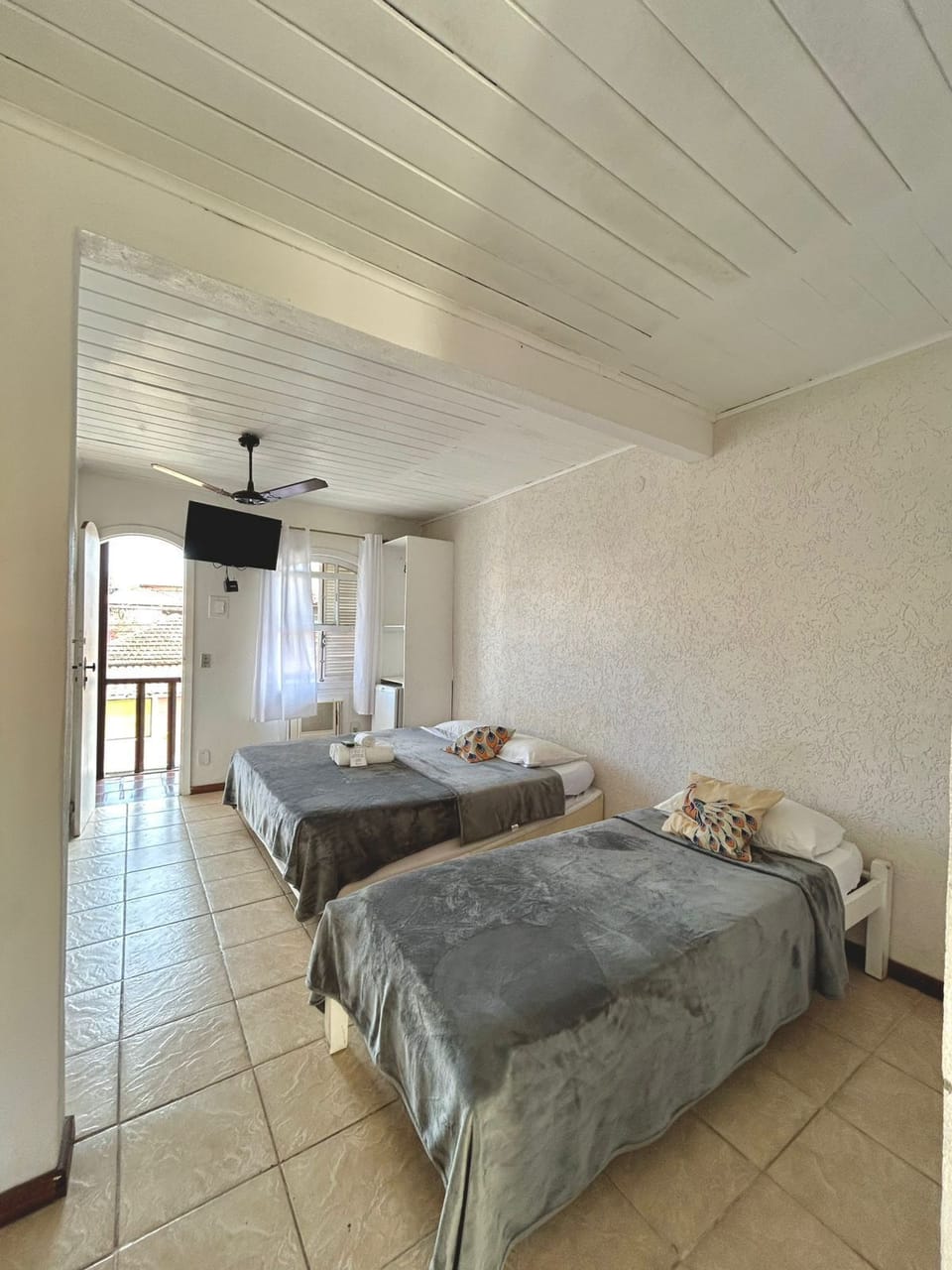 Standard Triple Room | Minibar, iron/ironing board, free wired internet, bed sheets