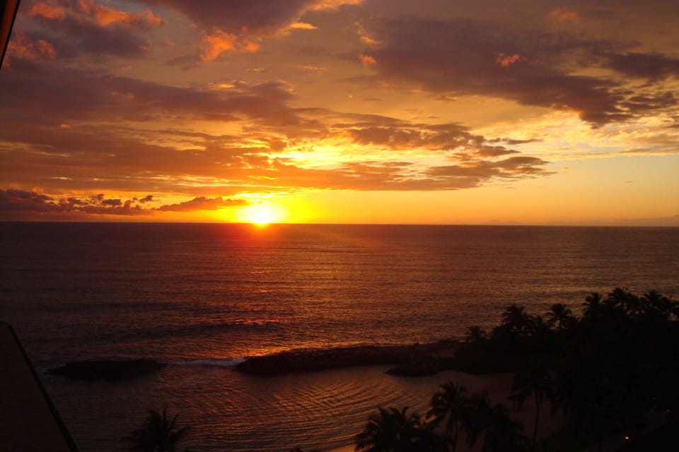 Sunset from the lanai