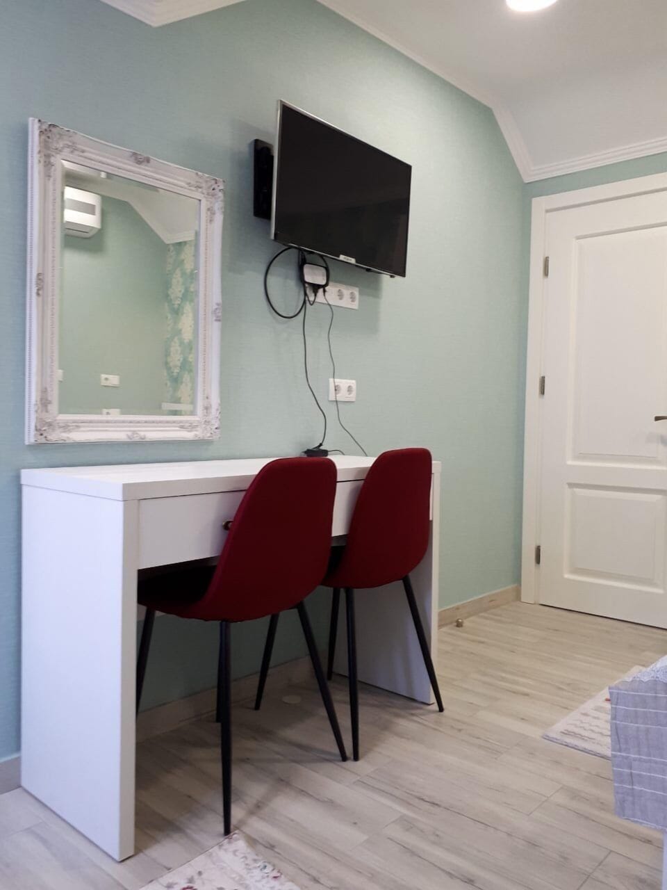 Comfort Double or Twin Room, 1 Double or 2 Twin Beds | Living area | Fireplace