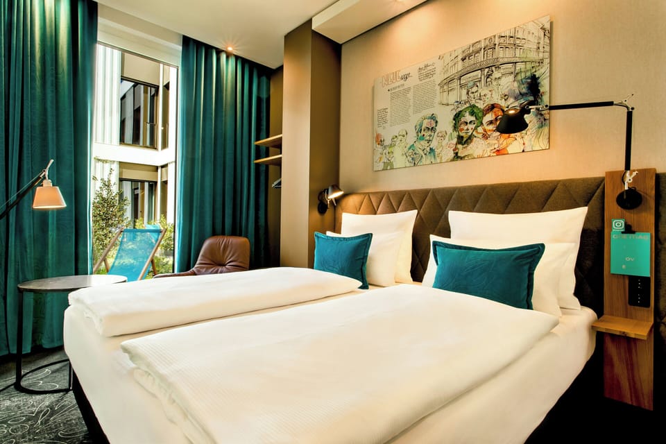 THE ONE with Terrace | Premium bedding, in-room safe, desk, blackout drapes