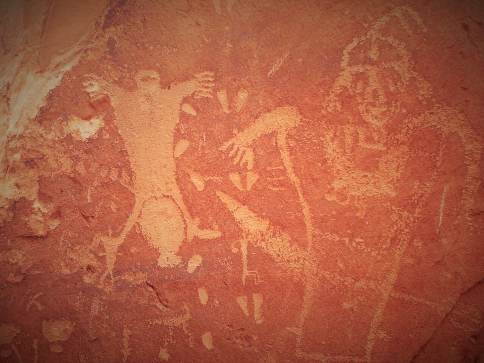 Birthing Rock Petroglyph on Kane Creek Road just outside of Moab.  