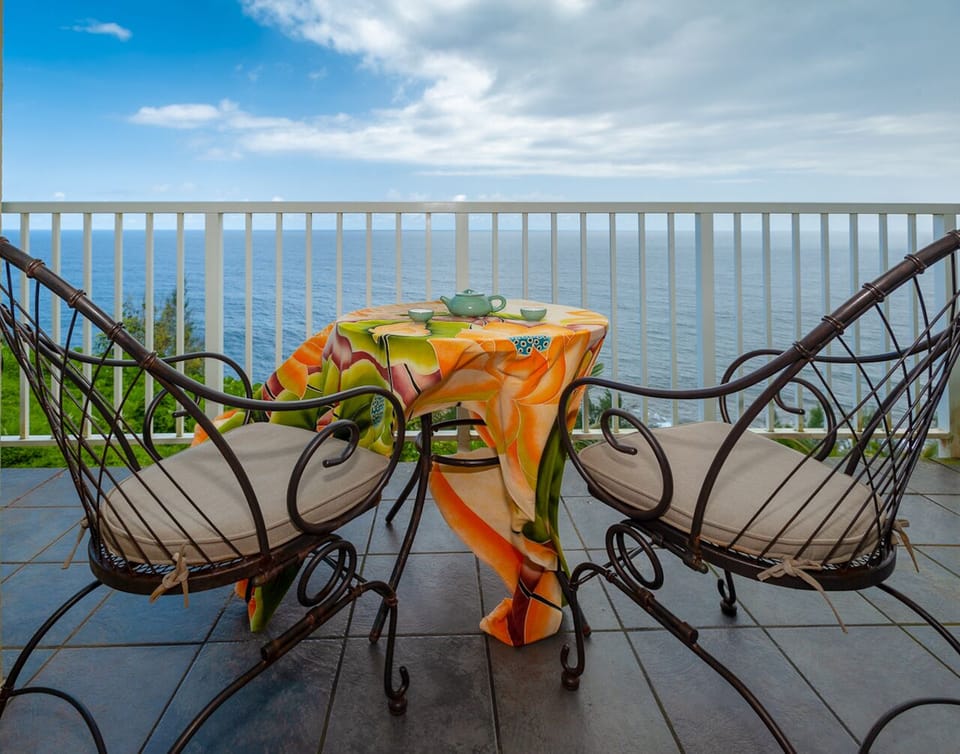 Alii Kai 3103 | Princeville vacation rentals | Kauai Kahuna 1 - Enjoy quiet mornings and beautiful sunsets over the water from your private balcony lanai!