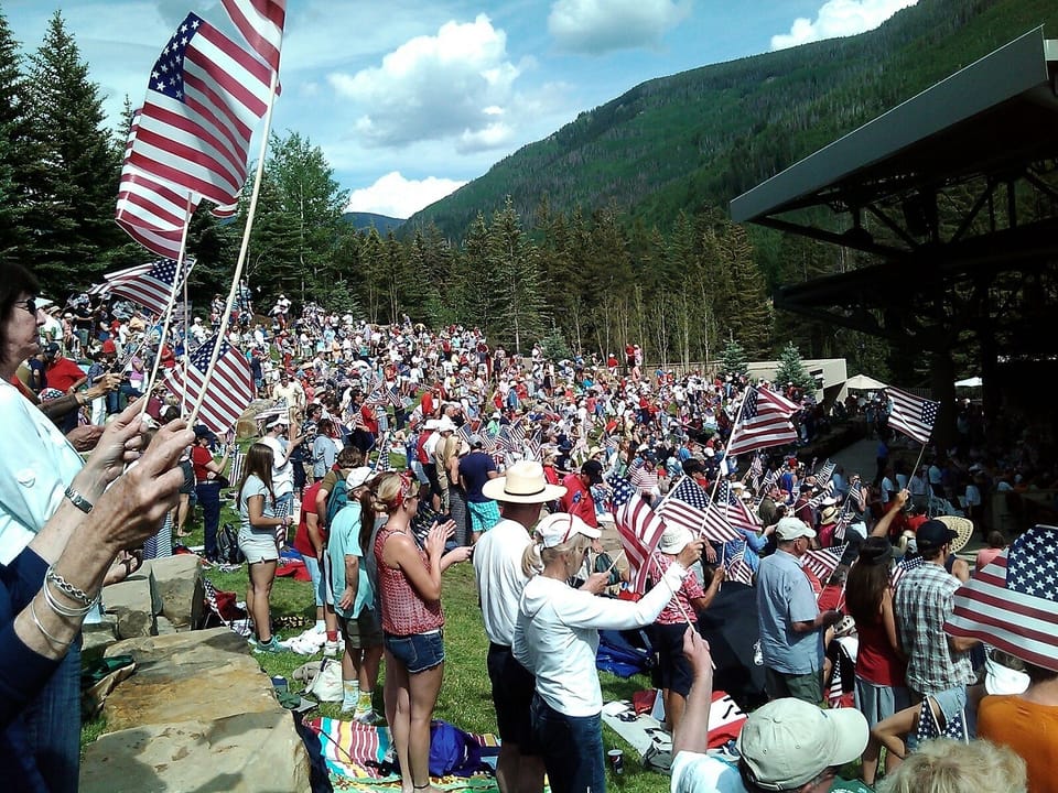 4th of July concert at Ford Amphitheater, a short walk from Condo