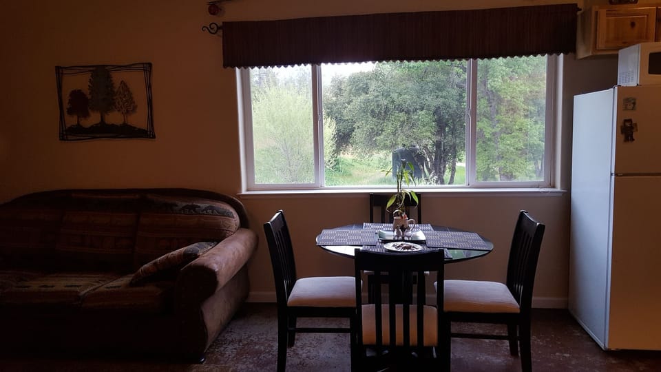 Enjoy the view from the bedroom area
