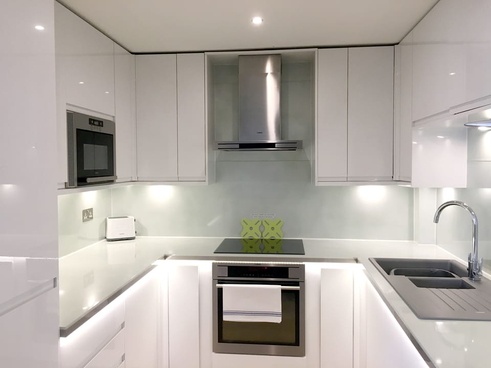 Fridge, freezer, m/wave, oven, d/washer, wash-dryer, kettle,toaster, coffee mach