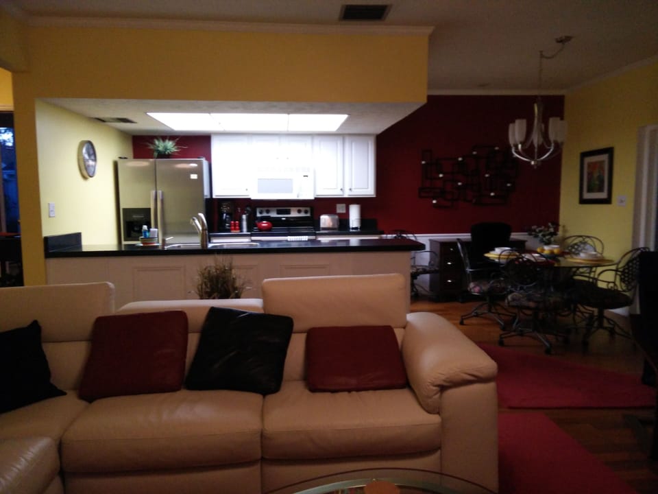 Kitchen and dining area