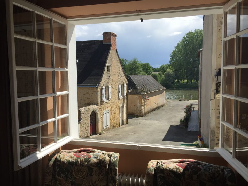 View to river from living room.
